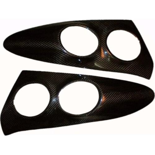 Carbon Fiber Headlight Lamp Covers for 2003-2006 Smart Roadster