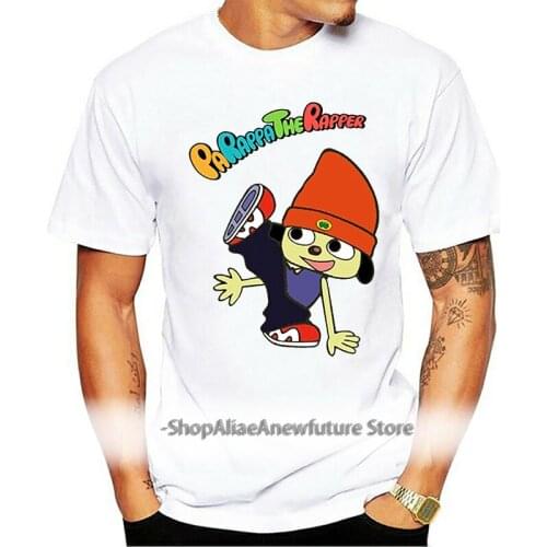 Men tshirt Short sleeve Parappa The Rapper T Shirt Slim Fit T Shirt tee tops Women t shirt
