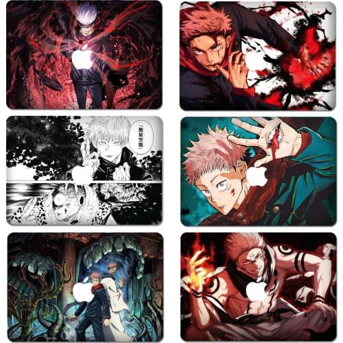 Anime Jujutsu Kaisen Satoru Gojo Laptop Sticker Skin 11/12/13/14/15in for Macbook Air Pro Air 13" 15" A1398 A1465 A1502 A2141