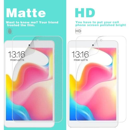 Front Anti-Glare Matte Film Cover For Teclast P10 10.1" P80 8" HD Glossy Clear Screen Protector Plastic Film LCD panel guard
