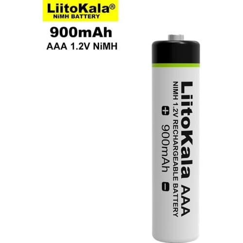 1-24PCS LiitoKala AAA NiMH 1.2V Rechargeable Battery 900mAh Suitable for Toys, Mice, Electronic Scales, etc