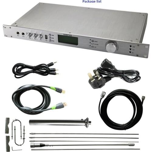 Manufacturer Power Continuously Adjustable NIO-T50W FM Equipment with 1/2 Wave Aluminum Antenna with Cable