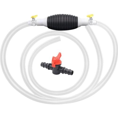 Manual Pumping Unit Gasbag Pumping Unit Oil Leakage Proof 3 Meters Transparent Hose With Control Valve Clamp