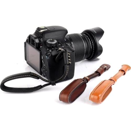 Camera Strap PU Leather Camera Wrist Hand Strap Grip For Canon EOS 1300D 1200D 40000D SX540 SX60 SX50 M10 M5 M3 5D3 5D4 6D2 6DII