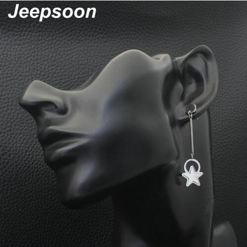 Women Fashion Simple Stainless Steel Jewelry Rose Gold Color Long Earrings Joker For Woman And Girl Elegant Personality EFCZCTBC