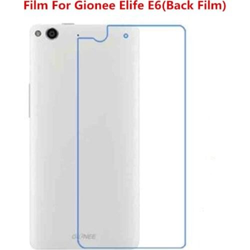 1/2/5/10 Pcs Ultra Thin Clear HD LCD Screen Protector Film With Cleaning Cloth Film For Gionee Elife E6(Back Film)