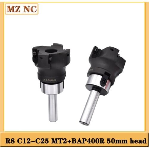 1set C12 FMB22 tool holder+400R 50mm cutter head Face Milling cutter Arbor shell end mill rod adaptor cnc machine milling tool