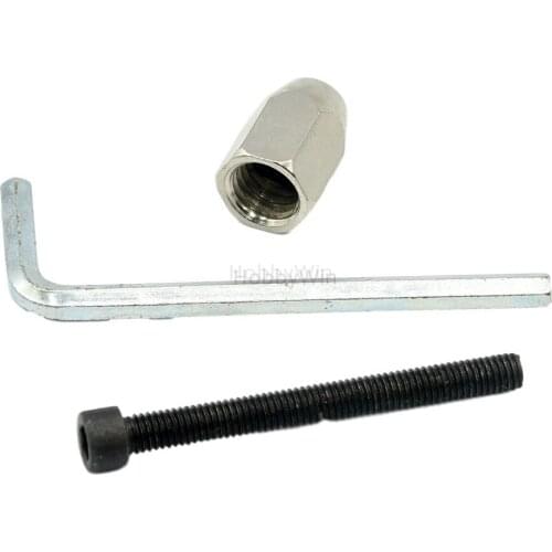 10mm Hex Nut & 5x50mm Screw fit 3in 76mm Aluminum Spinner for Gasoline Engine RC Model Airplane