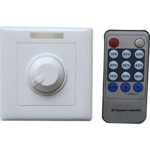 110V 220V Led Monochromatic Silicon Controlled Dimmer 14-key LED Remote Control Dimming Controller 10pcs