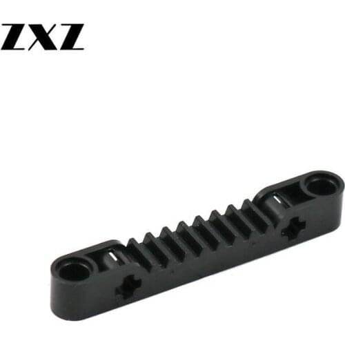 10pcs Technic Gear Rack Building Blocks 1x7 AXLE With Axle Hole Technic Parts MOC Bulk Bricks Toys Compatible Model 87761