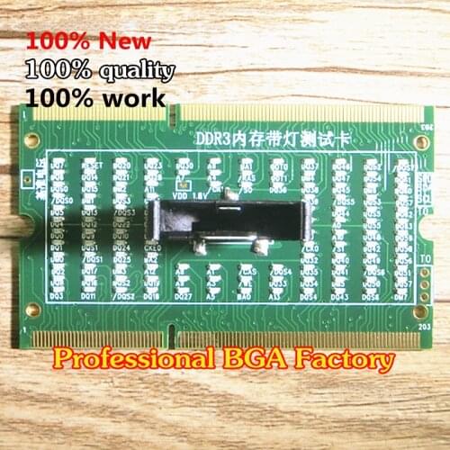 2pcs/lot 100% New DDR2+DDR3 memory slot tester card with LED for laptop motherboard Notebook Laptop