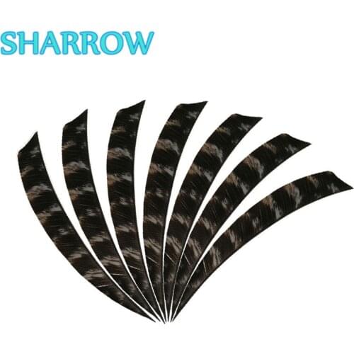 50pcs 5" Arrow Feather Fletches Right Wing Natural Turkey Fletching Feathers DIY Tools For Training Shooting Archery Accessories