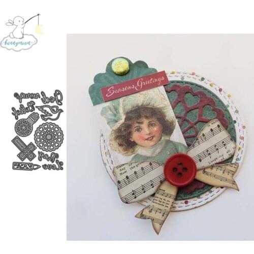 CH cross with love Metal Cutting Dies Embossing Scrapbooking Stencil Craft Cut Dies For DIY Card Crafts Handmade