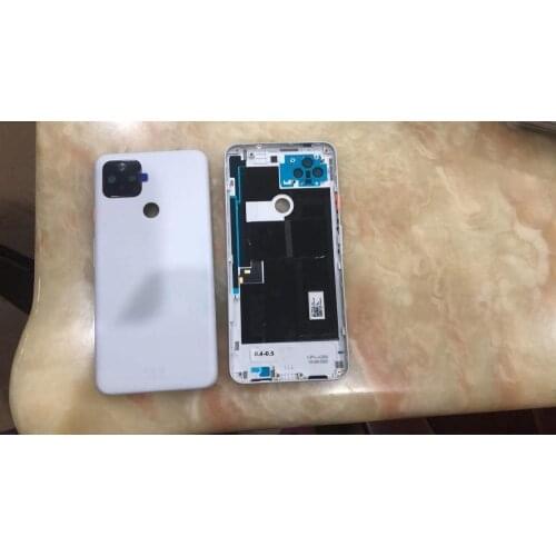 Original For Google pixel 4AXL Back Battery Cover Case 3D Glass Rear Housing Cover With Logo