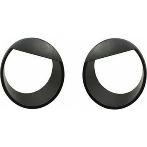 ABS Black Bezels Front Headlight Angry Bird Eyes Decorative Cover Trim for Jeep Wrangler JK 2007-2017 Car Accessories