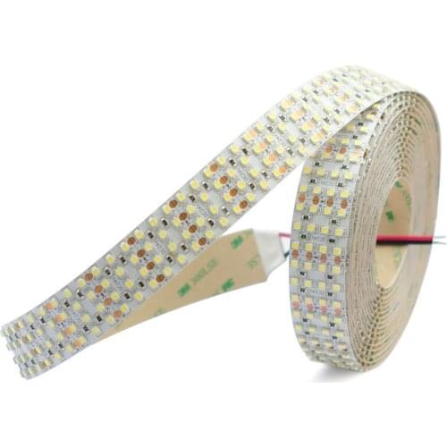 Quad Row LED Strip Lights - 24VDC 3528SMD 146LEDs/Ft High CRI 95 - Brightest Flexible LED Tape Lights - 1,170 Lumens/Ft ST29