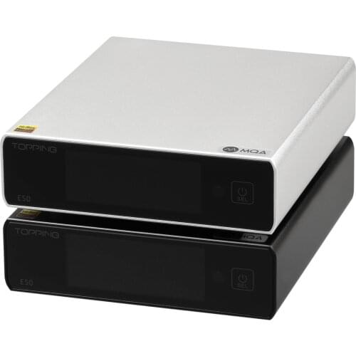 TOPPING E50 MQA DAC Decoder ES9068AS chip PCM 32Bit/768kHz DSD512 with Remote Control Best Partner for TOPPING L50