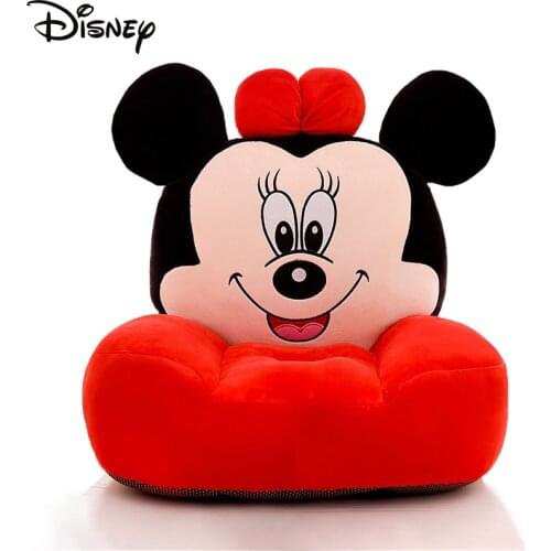 Disney Baby Seats Children Toy Sofa Mickey Mouse Minnie Winnie The Pooh Stitch Angel Cartoon Household Removable Washable Gift