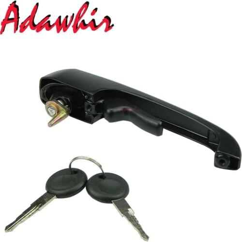 FOR VW LT DOOR HANDLE FRONT LEFT RIGHT 281-363 BLACK 251837205B WITH 2 KEYS 251837205H 113837205MS
