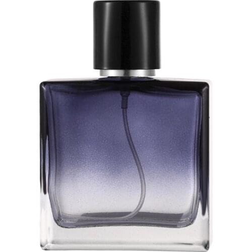 Jxcaih 1Pcs50Ml Perfume Bottle Portable Cosmetics Large-Capacity Moisturizing Spray Empty Glass Bottle