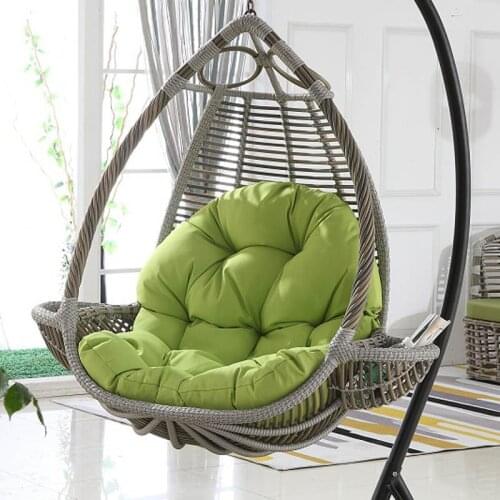 Egg Chair Swing Hammock Cushion Hanging Basket Cradle Rocking Chair Cushion Garden Outdoor Indoor Home Decor Without Swing Chair