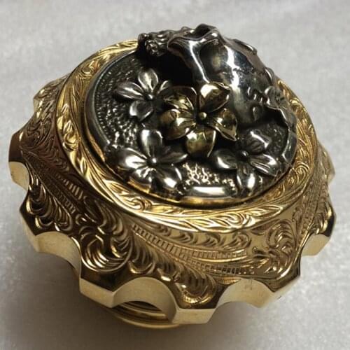 For Harley Sportster XL883 XL1200 X48 X72 LOW Rider street Bob classic deluxe Dyna Fat boy Brass motorcycle oil cap