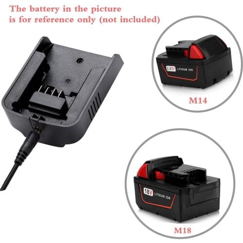 Hotsell Eu Plug 14.4V-18V Power Tool Lithium Battery Charger 1A For Milwaukee M18 M14 Li-ion battery High qualiyt free shipping