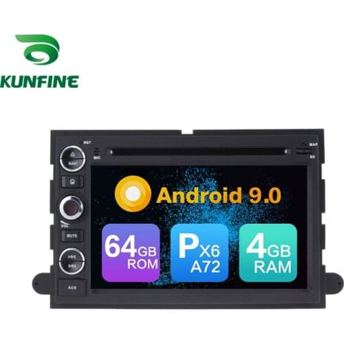 Android 9.0 Core PX6 A72 Ram 4G Rom 64G Car DVD GPS Multimedia Player Car Stereo For FORD F150 2004-2008 Radio Headunit