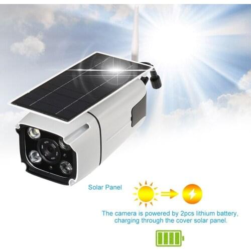 Outdoor Solar Battery Powered Security Camera 2MP 1080P IP67 Waterproof Wireless IP Camera Solar Two-Way Audio Motion Detection