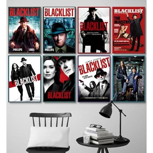 The Blacklist Wall Art Canvas Painting Nordic Posters And Prints For Living Room Decor