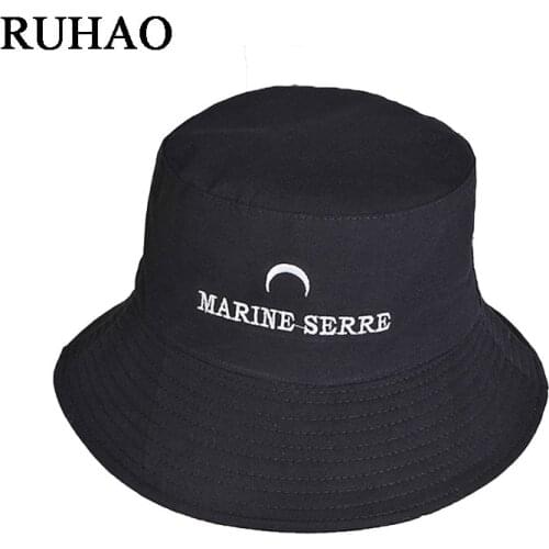 New Unisex Cotton Bucket Hats Women Summer Sunscreen Panama Hat Men Pure Color Sunbonnet Fedoras Outdoor Fisherman Hat Beach Cap