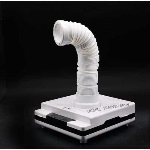 360 degree Adjustable High Suction Dental Technician Polished Vacuum Cleaner with LED Portable Desktop Dust Collector