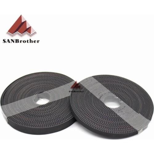 PU with Steel Core GT2 Belt 2GT Timing Belt 6mm Width 5M a Pack for 3D printer