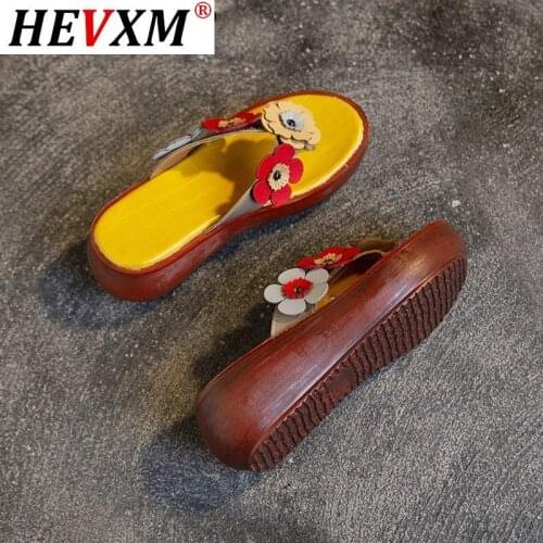 Flip Flops Slippers Women Slides New Shoes Women Classic Design Floral Embellished Woman Slipper with Platform Soles Comfortable