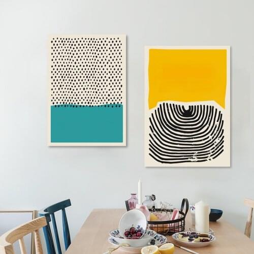 Modern Abstract Geometry Lines Painting Canvas Home Decor Living Room Bedroom Decor Wall Art Decoration Painting by Numbers