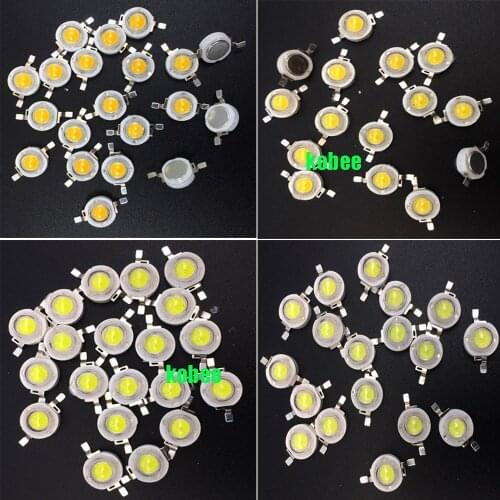 Lot 1000pcs 1W 3W Cool Pure White Warm White Cold White 200~260LM LED Bulb Light Lamp 3000k 4500k 10000k 20000k 30000k