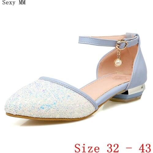 D'Orsay Low High Heels Women Pumps Low High Heel Shoes Stiletto Woman Party Shoes Kitten Heels Small Plus Size 32 33-40 41 42 43