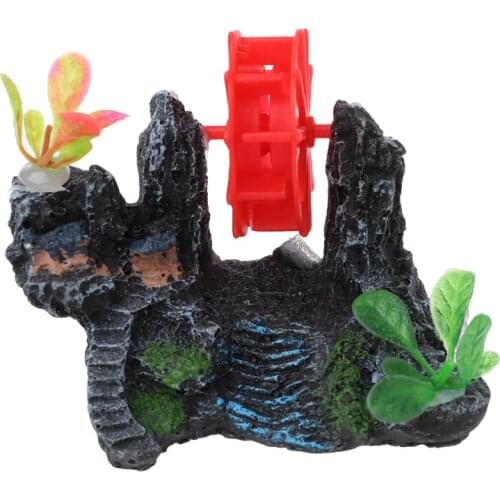 Aquarium Decoration Simulation Rockery Resin Crafts For Fish Tank Landscaping