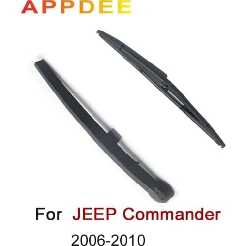 APPDEE Rear Wiper Blade And Arm For JEEP Commander 2006 2007 2008 2009 2010 Windscreen Rubber Car Accessories Rear Window