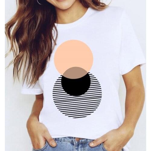 Women New Casual T Shirts Female Soft White Tees Lady Plus Size Basic Tops for Summer Stylish Hot Sale Ladies Top Clothes