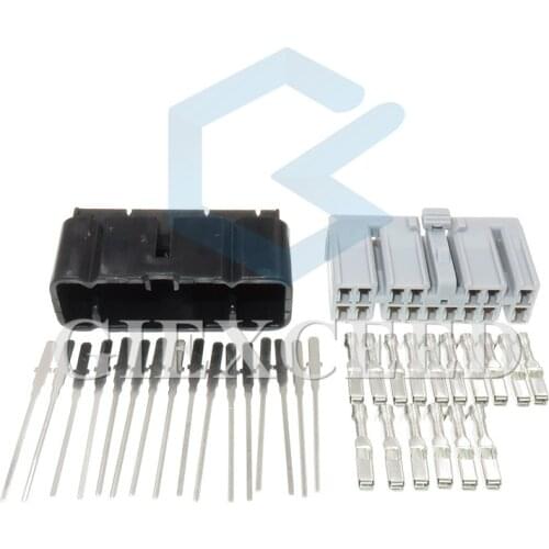 16 Pin Automotive Electrical Connectors Female Male PCB Socket Connector For Auto Wire Cables