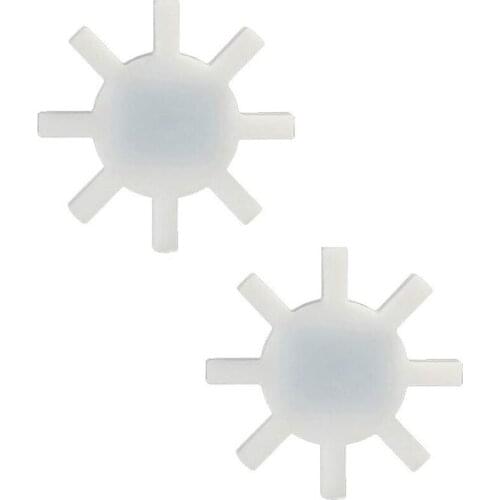 2Pcs / Set Octagonal Magnetic Stirrer Acid and Alkali Resistant F4 Stirring Rotor