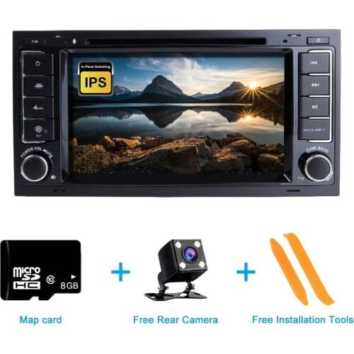 ZLTOOPAI Car DVD Player Auto Radio For VW Volkswagen Touareg Car Multimedia Player 2 Din Auto Radio GPS Stereo DVD Player Canbus
