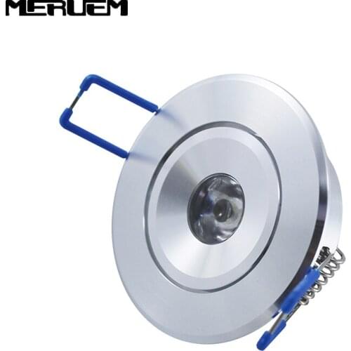 Free shipping 3W LED Recessed Downlight Cabinet Lamp epistar led silver shell 85-265v downlight, White Red Blue Green Yellow