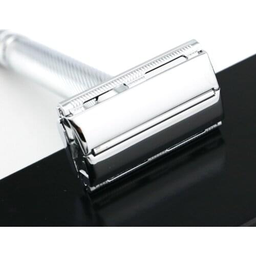 Double Edge Safety Razor Shaving Razor Manual Razor Classic Style Brass Long Anti Slip handle 9306-P WEISHI 80PCS/LOT NEW