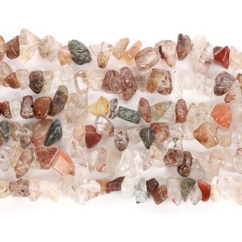 New Irregular Chip Hair Crystal Gravel Natural Stone Beads For Jewelry Making DIY Loose Spacer Beads Necklace Bracelet Handmade