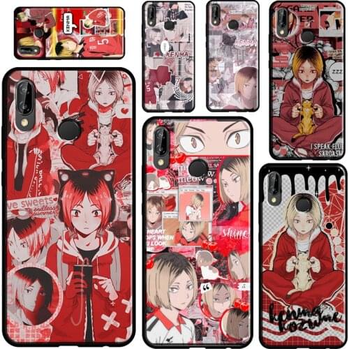 Kozume Kenma Haikyuu Anime Case For Huawei P30 Lite P40 P20 Pro Mate 20 Lite P Smart Z 2019 2021 Nova 5T Cover Shell