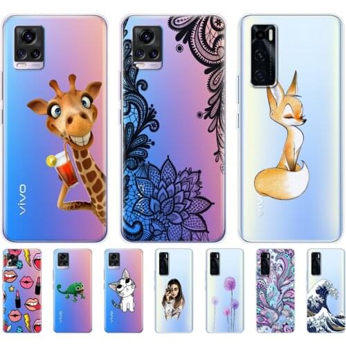 For Vivo V20 SE Case For Vivo V20 2020 Case Soft TPU Silicon Back Phone Cover VivoV20 VivoV20SE V20SE V 20 6.44'' Capa Bumper