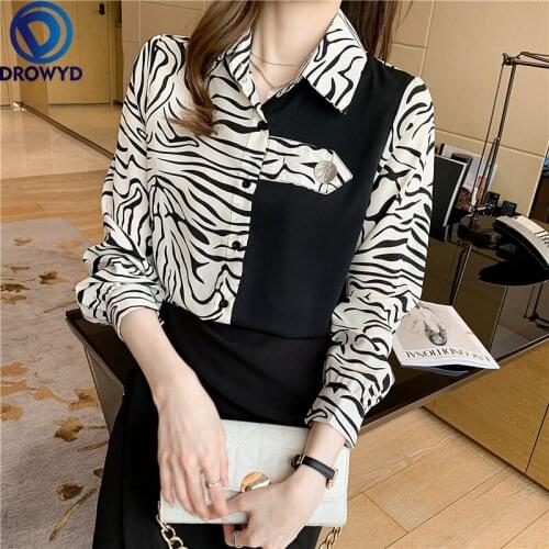 Блузки в полоску DROWYD China At AliExpress