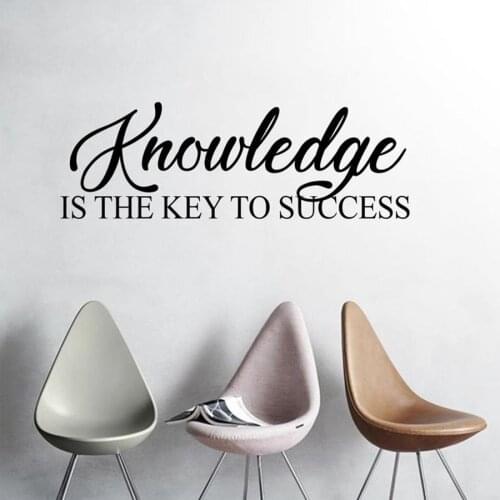 Classroom Wall Decal Knowledge Is The Key To Success Quote Wall Window Decal Kid Bedroom Classroom Decoration Nursery Decor N310